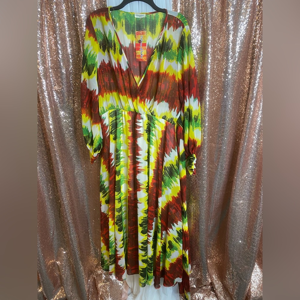 NWT Colours of India Colorful Maxi dress